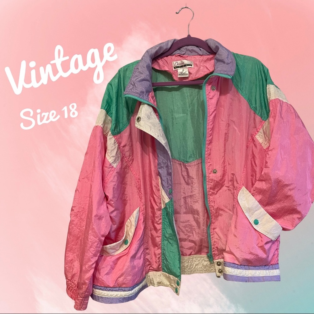 💕Vintage Windbreaker size 18💕